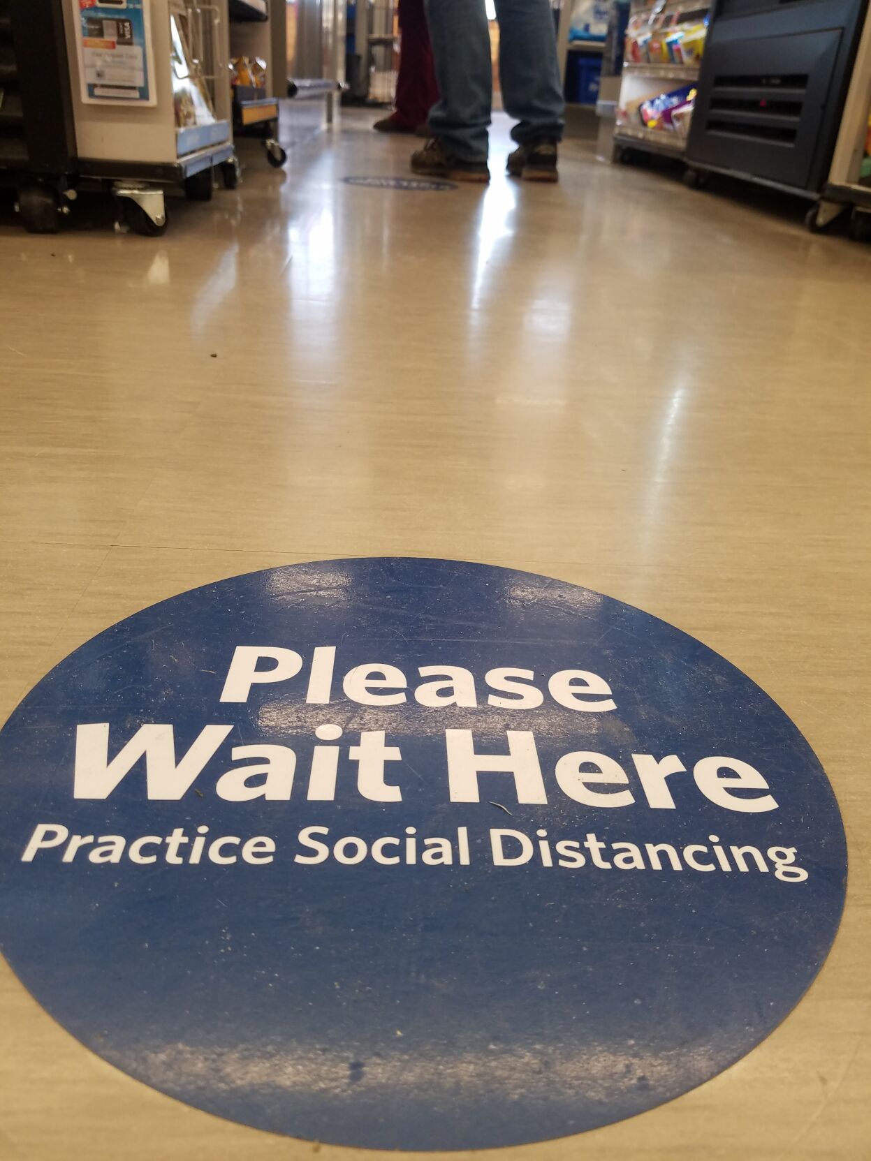 Grocery store social distancing